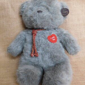 The Old Classics By Fine Toy Gray Teddy Bear 16” Long Vons Grocery Exclusive